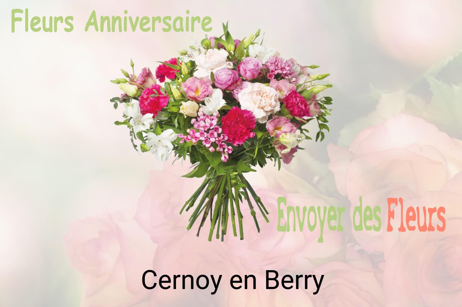 Bouquet de fleurs d’anniversaire livré à Cernoy-en-Berry
